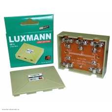 Разветвитель TV x 4 с винтовыми зажимами 5-862 MHz LUXMANN SP-4