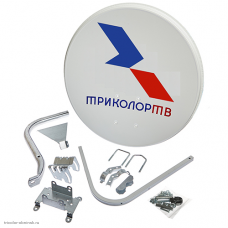Спутниковая антенна Супрал 60 см + кронштейн стеновой
