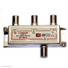 Смеситель-разветвитель МВ/UHF 5-100МГц + 174-230МГц + ДМВ/UHF 470-862МГц