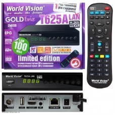 Приемник цифровой DVB-T2/DVB-C World Vision T625A LAN (LAN Wi-Fi You Tube IPTV MEGOGO)